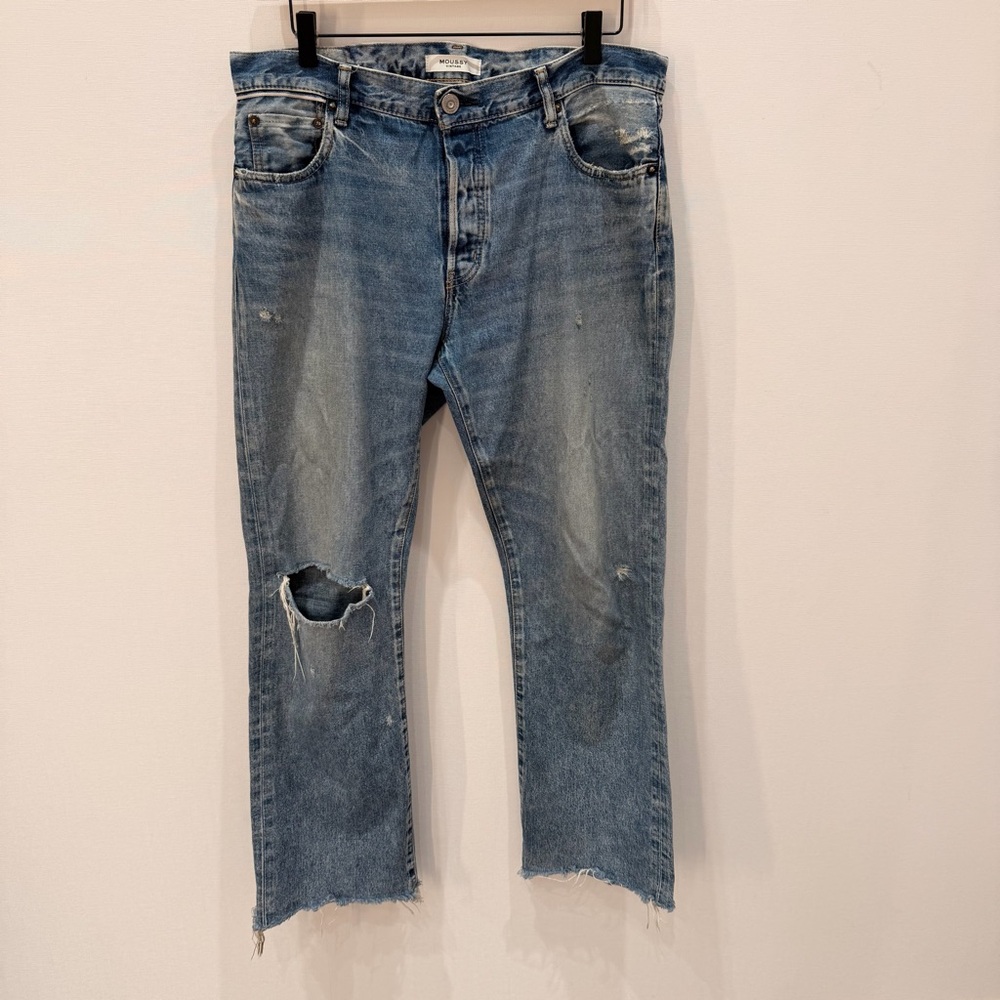 Moussy Blue Vintage Distressed Women’s Jeans